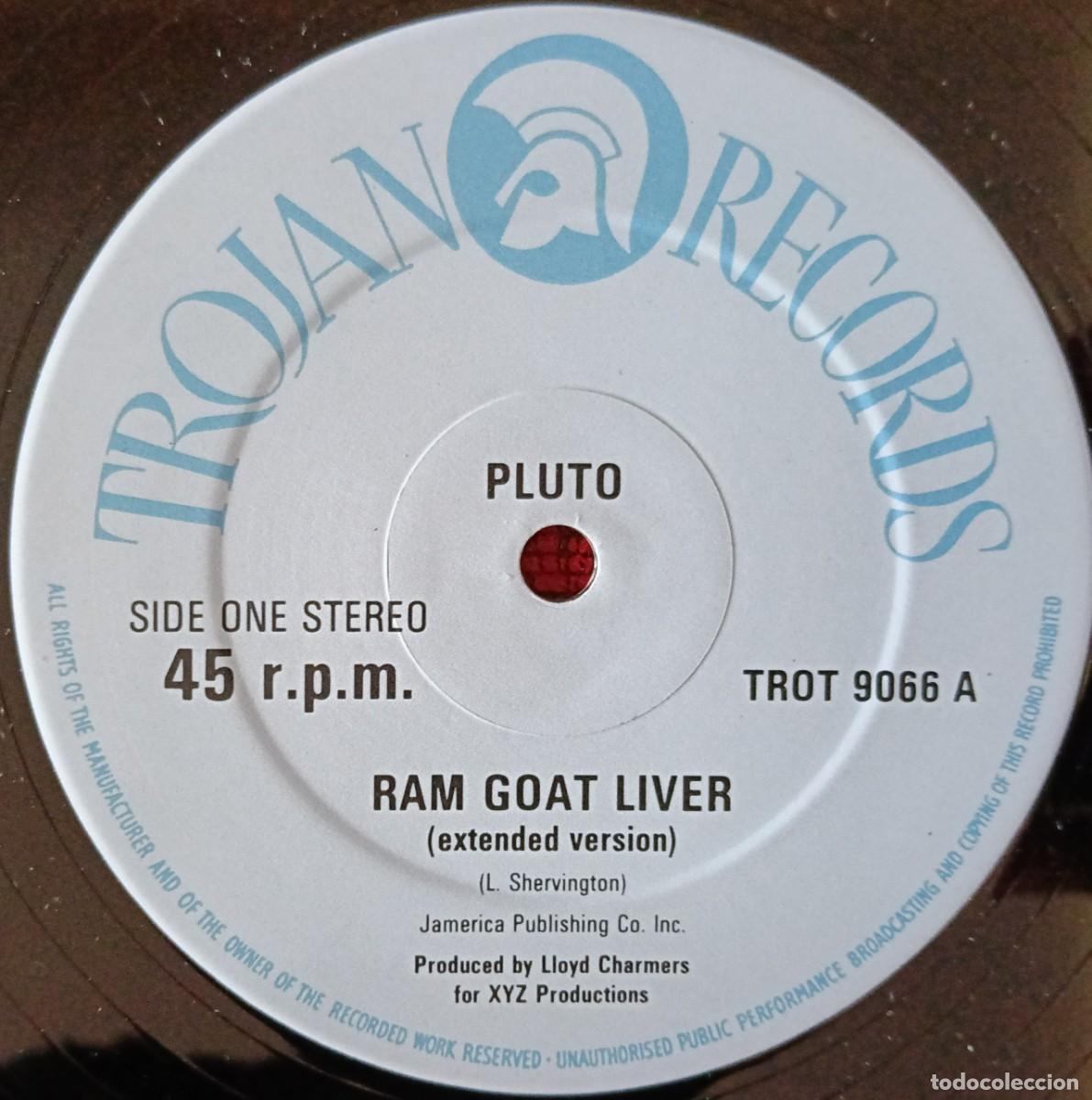 Discos de vinilo: PLUTO / MARIE PIERRE ** Ram Goat Liver / Walk Away ** MAXI SINGLE VINILO 1982 UK