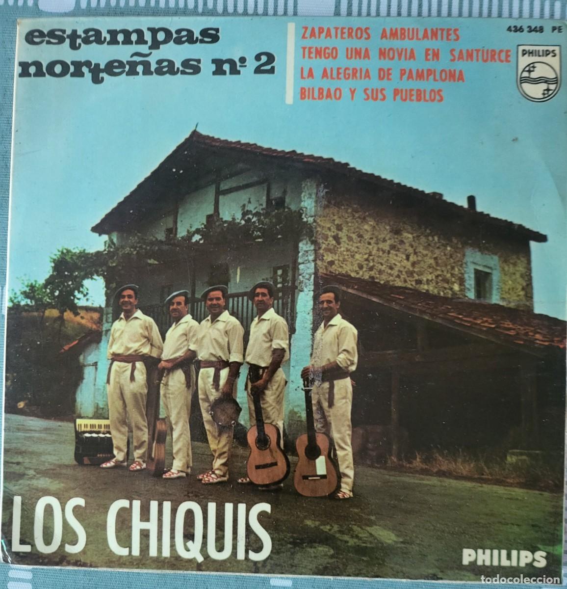 Discos de vinilo: Los Chiquis Vol.2 Ep sello Philips editado en Espa&ntilde;a a&ntilde;o 1965...Estampas Norte&ntilde;as.