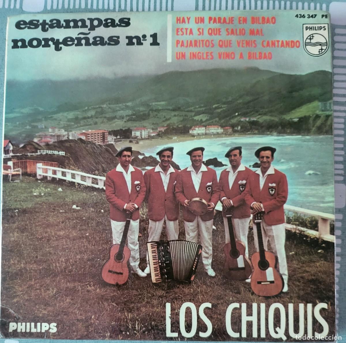 Discos de vinilo: Los Chiquis Vol.1 Ep sello Philips editado en Espa&ntilde;a a&ntilde;o 1965...Estampas Norte&ntilde;as.