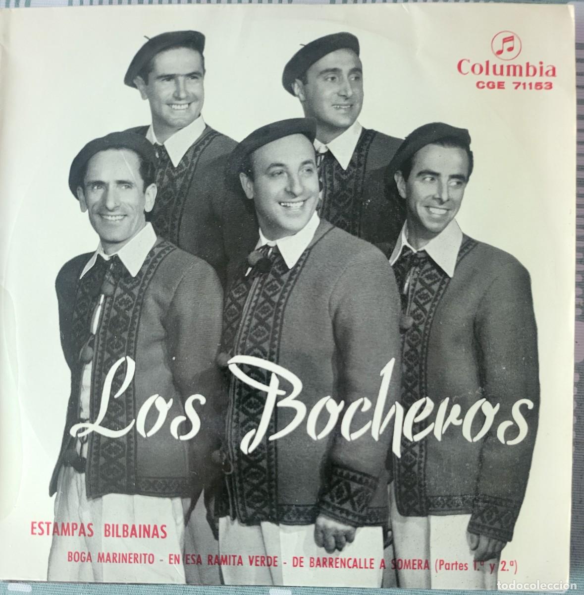 Discos de vinilo: Los Bocheros Ep sello Columbia editado en Espa&ntilde;a a&ntilde;o 1959...