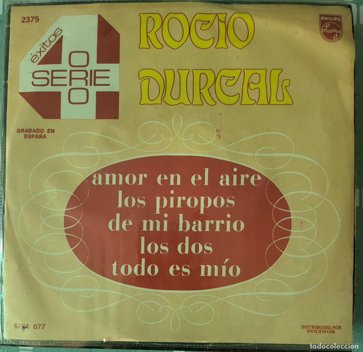 Discos de vinilo: Rocio Durcal Ep sello Philips editado en M&eacute;xico a&ntilde;o 1974...