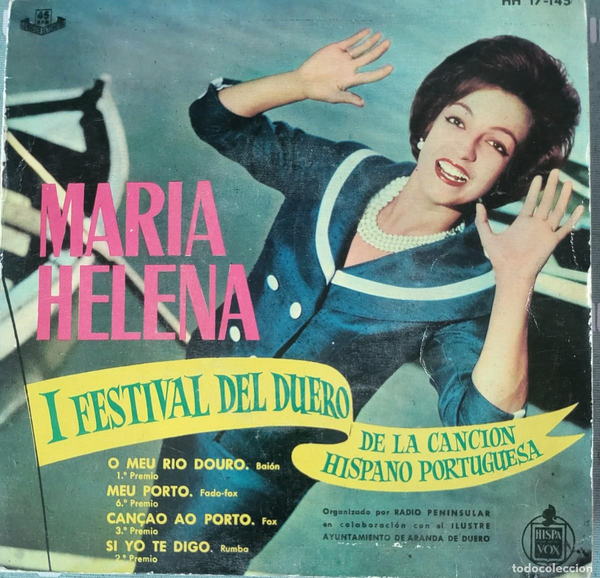 Discos de vinilo: Maria Helena Ep sello Hispavox editado en Espa&ntilde;a a&ntilde;o 1960...