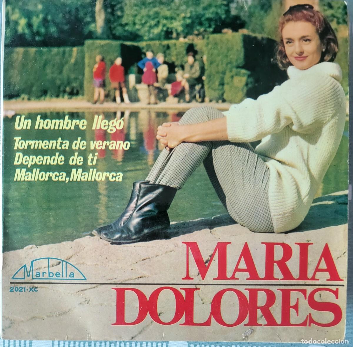 Discos de vinilo: Maria Dolores Ep sello Marbella editado en Espa&ntilde;a a&ntilde;o 1965...