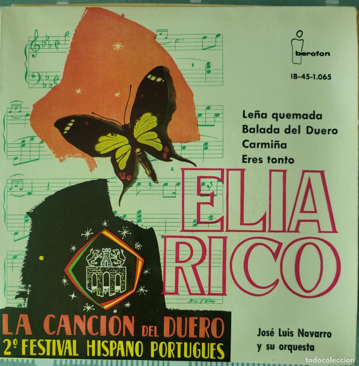 Discos de vinilo: Elia Rico Ep sello Iberofon editado en Espa&ntilde;a a&ntilde;o 1961...