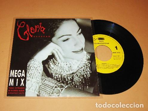 Discos de vinilo: GLORIA ESTEFAN - MEGAMIX / CANCION DE NAVIDAD - PROMO SINGLE - 1992