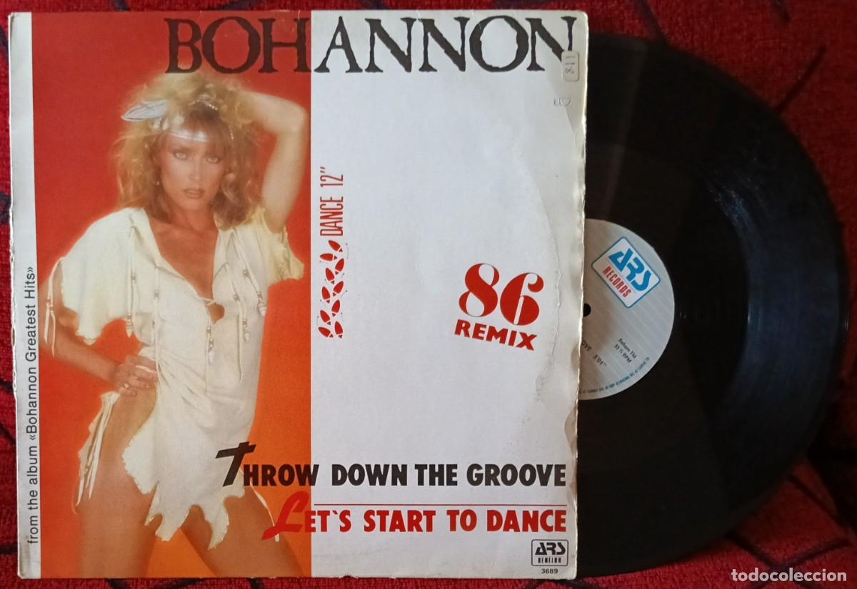 Discos de vinilo: BOHANNON ** Throw Down The Groove (86 Remix) ** MAXI SINGLE VINILO 1986