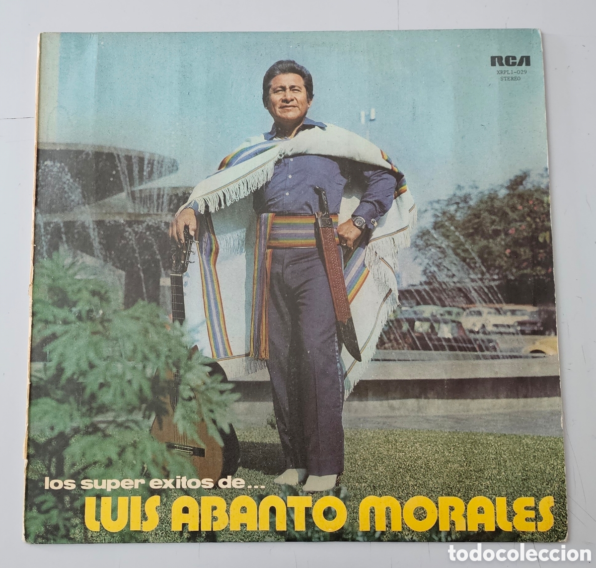 Discos de vinilo: LP LUIS ABANTO MORALES Los Super Exitos De... (Peru - RCA - 1975) SOLO PORTADA SIN VINILO