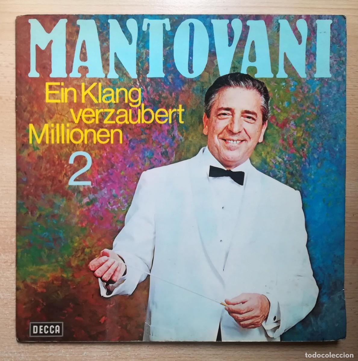 Discos de vinilo: LP Mantovani. Ein Klang Verzaubert Millionen 2. Decca, Alemania. Portada abatible.