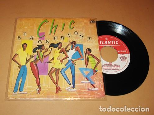 Discos de vinilo: CHIC / NILE RODGERS - STAGE FRIGHT - SINGLE - 1981