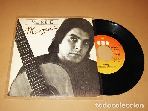 Discos de vinilo: MANZANITA - VERDE (QUE YO TE QUIERO VERDE) - SINGLE - 1978