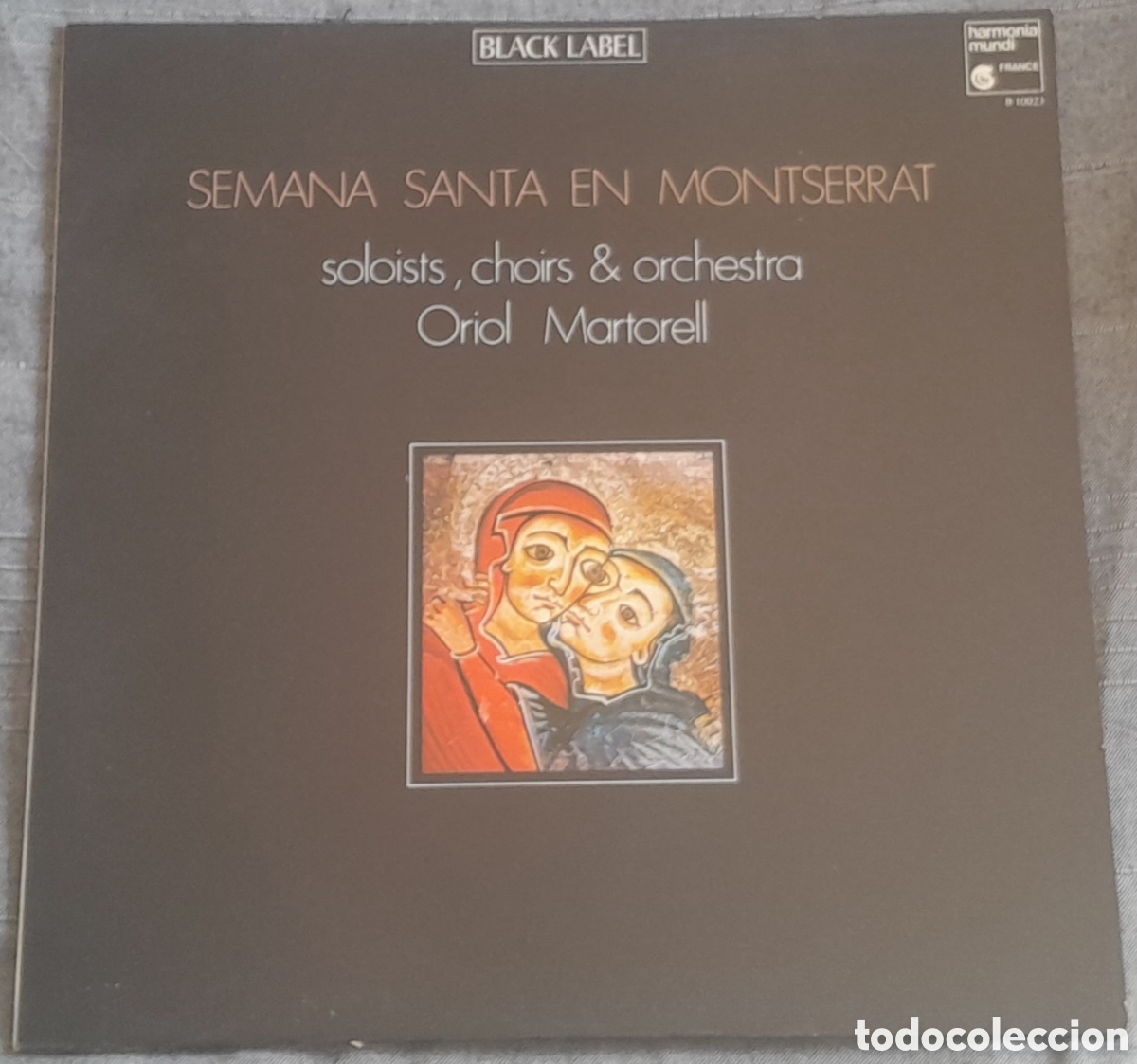 Discos de vinilo: SEMANA SANTA EN MONTSERRAT - ORIOL MARTORELL - BLACK LABEL - HARMONIA MUNDI