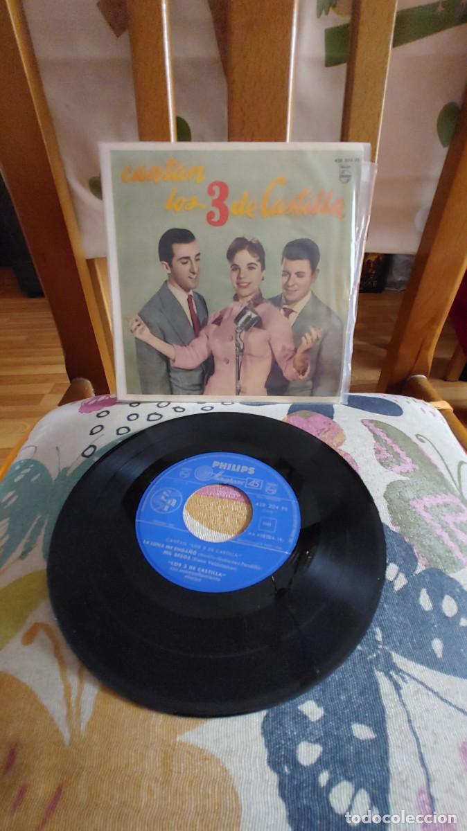 Discos de vinilo: LOS TRES DE CASTILLA-EP LA LUNA ME ENGA&Ntilde;O +3
