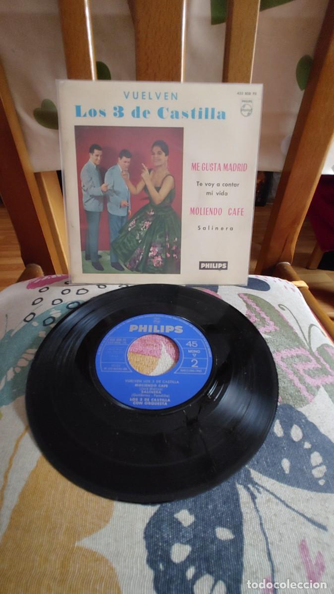 Discos de vinilo: LOS TRES DE CASTILLA-EP ME GUSTA MADRID +3-NUEVO