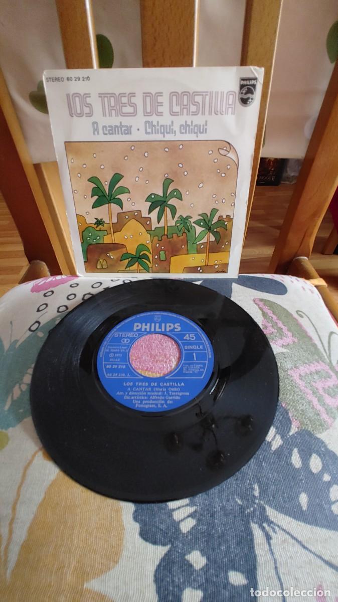 Discos de vinilo: LOS TRES DE CASTILLA-SINGLE A CANTAR