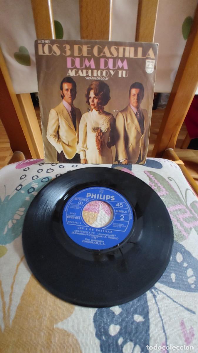 Discos de vinilo: LOS TRES DE CASTILLA-SINGLE DUM DUM
