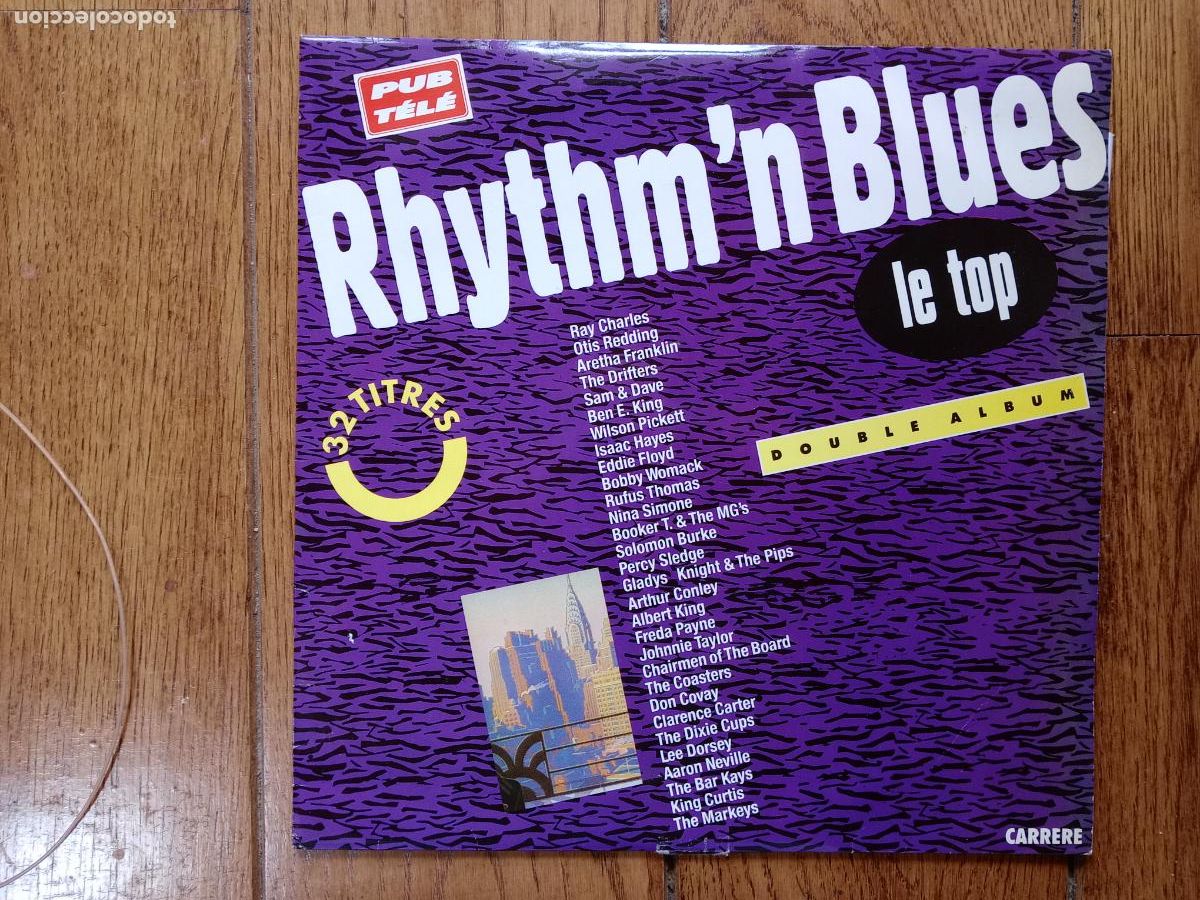 Discos de vinilo: Rhythm 'n blues - le top - Ray Charles + Otis Redding + Aretha Franklin + The Driffters + Sam & Dave