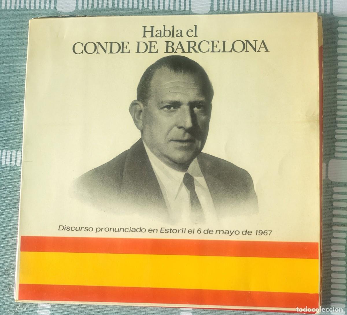 Discos de vinilo: Don Juan de Borbon [Conde de Barcelona] Flexi-Disc editado en Espa&ntilde;a a&ntilde;o 1967...
