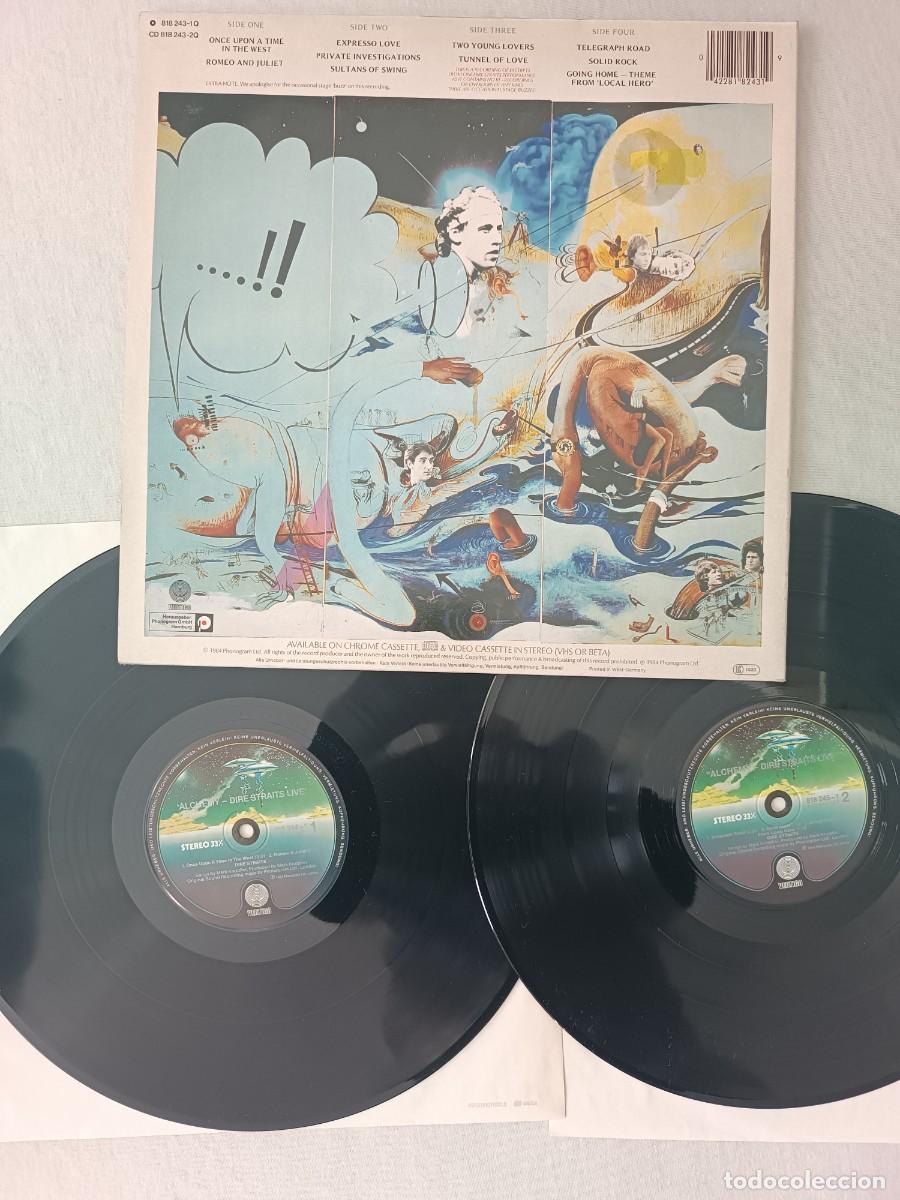 Discos de vinilo: DIRE STRAITS ALCHEMY LIVE 2 LP 1984 WEST GERMANY - Foto 2