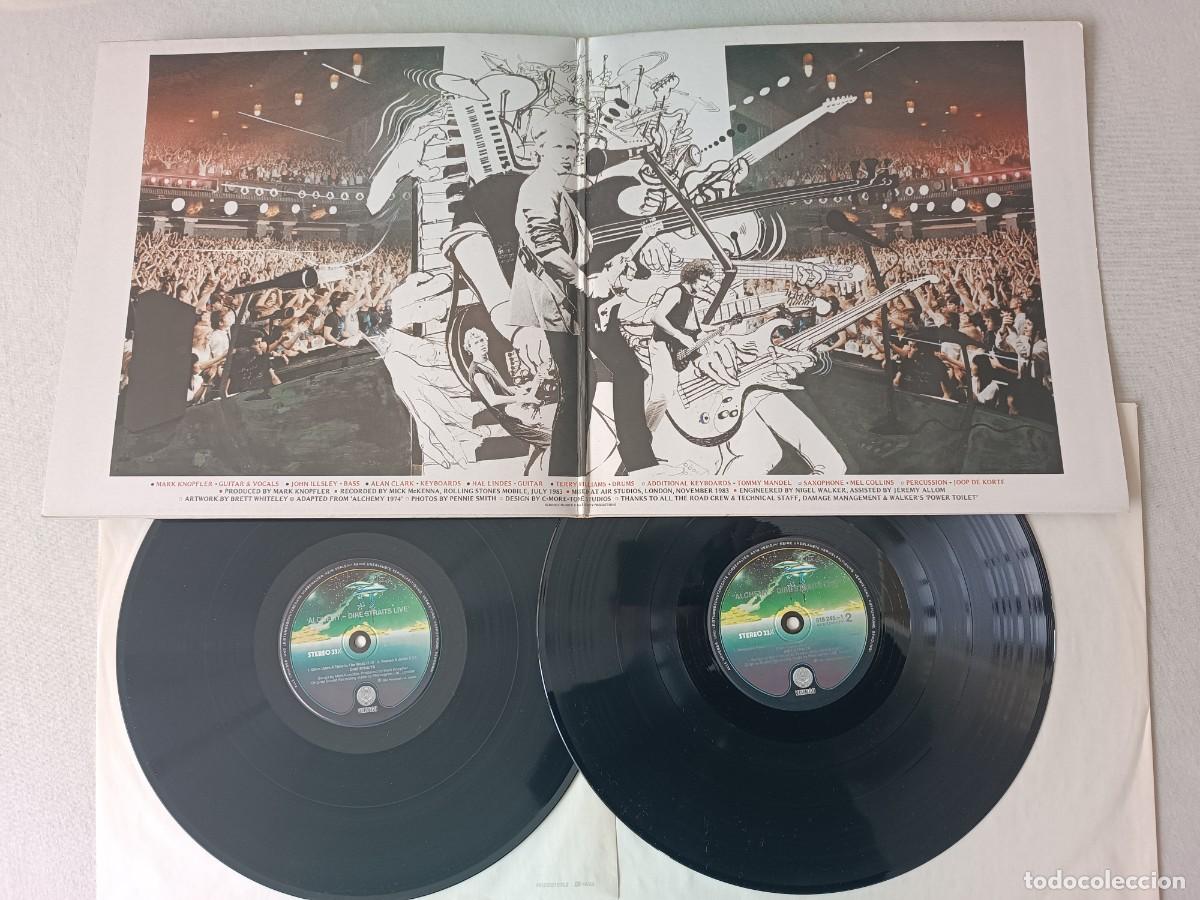 Discos de vinilo: DIRE STRAITS ALCHEMY LIVE 2 LP 1984 WEST GERMANY - Foto 3