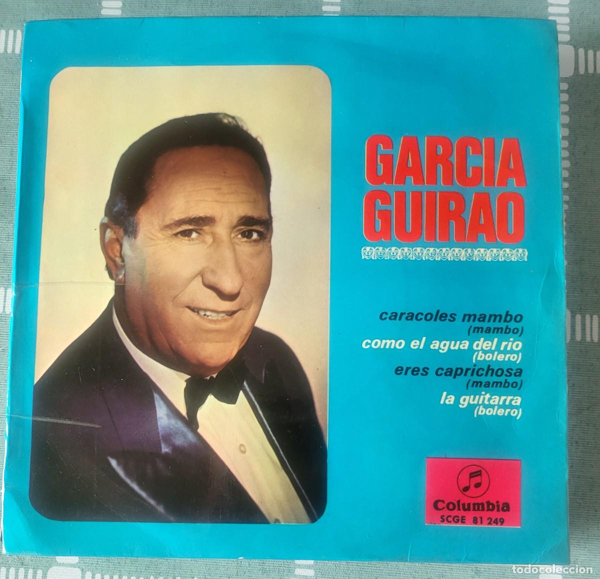 Discos de vinilo: Juan Garc&iacute;a Guirao Ep sello Columbia editado en Espa&ntilde;a a&ntilde;o 1966...
