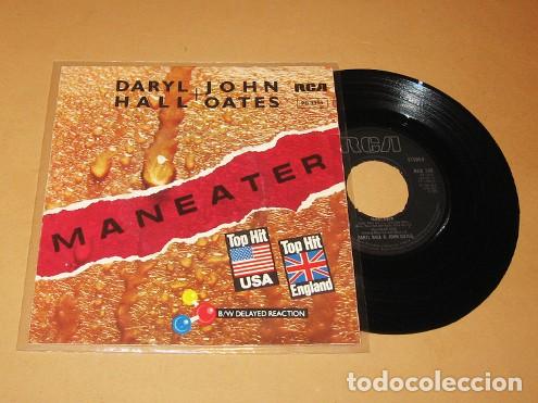 Discos de vinilo: DARYL HALL & JOHN OATES - MANEATER - SINGLE - 1982 - TOP HIT EN USA / UK