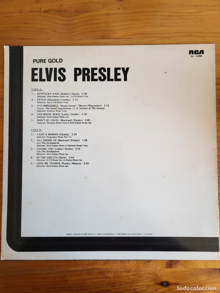 Discos de vinilo: ELVIS PRESLEY PURE GOLD - Foto 2