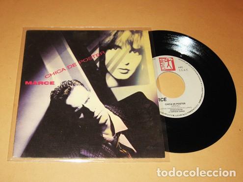 Discos de vinilo: MARCE - CHICA DE POSTER - SINGLE - 1986 - NUEVO - HIT ITALO DISCO 80'S EN ESPA&Ntilde;OL