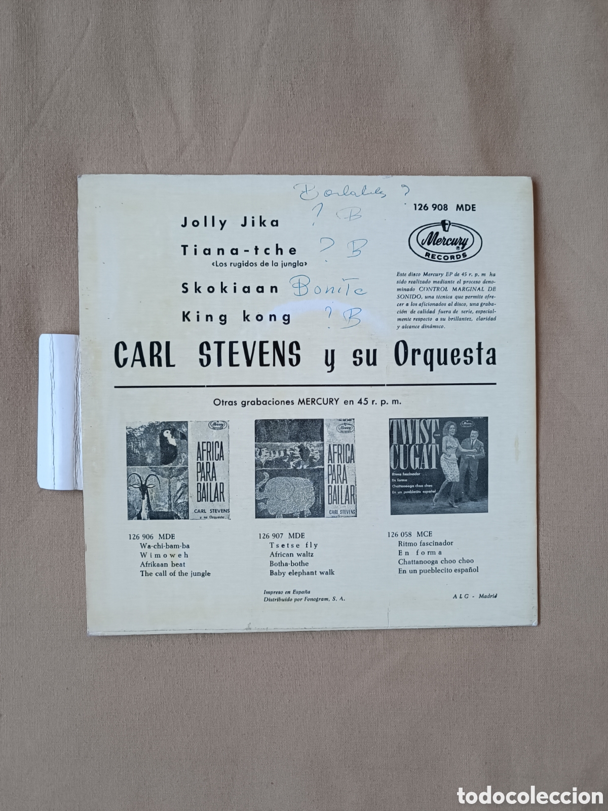 Discos de vinilo: &Aacute;frica para bailar de Carl Stevens - Foto 2