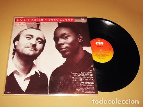 Discos de vinilo: PHILIP BAILEY / PHIL COLLINS - EASY LOVER (EXTENDED DANCE REMIX)(6:18) - MAXI SINGLE - 1984 - IMPORT