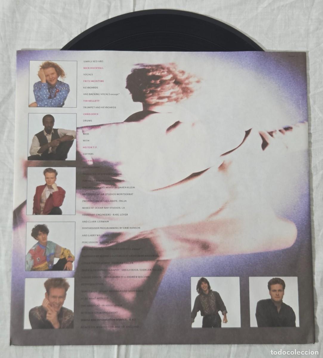 Discos de vinilo: LP Vinilo Simply Red, A new flame - Foto 5