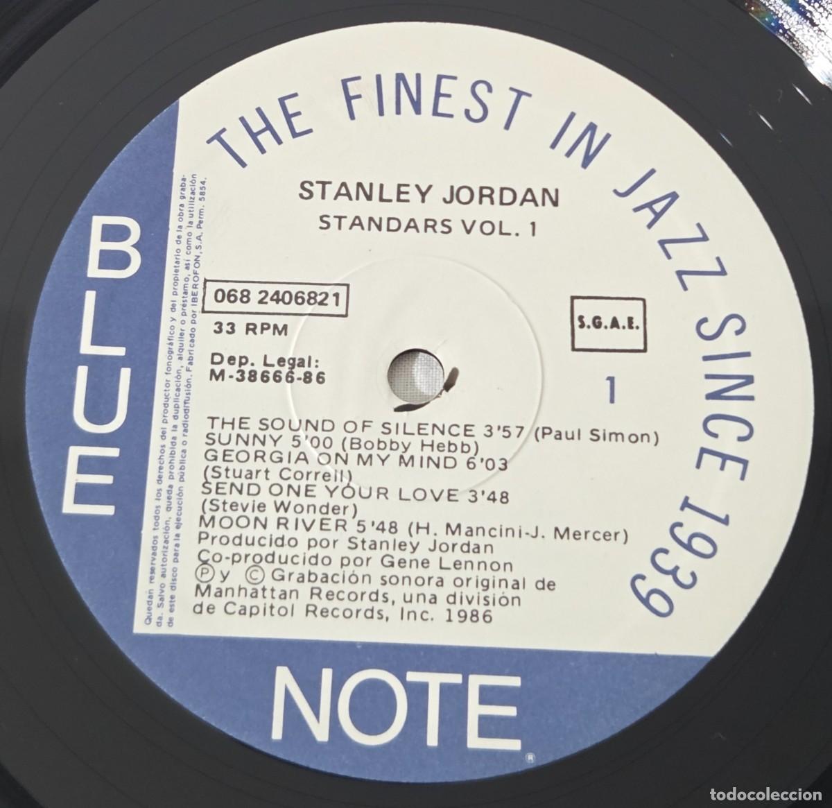 Discos de vinilo: LP Vinilo Stanley Jordan, Standars, Vol. 1 - Foto 5