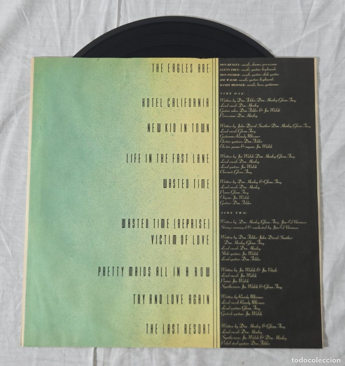 Discos de vinilo: LP Vinilo Eagles, Hotel California - Foto 5