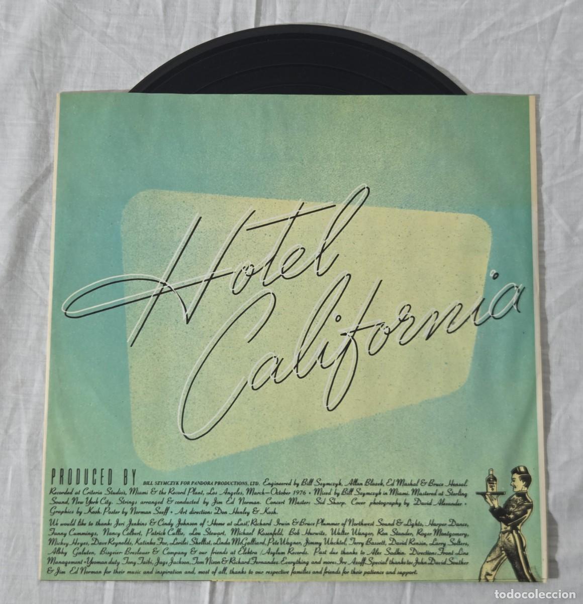 Discos de vinilo: LP Vinilo Eagles, Hotel California - Foto 6