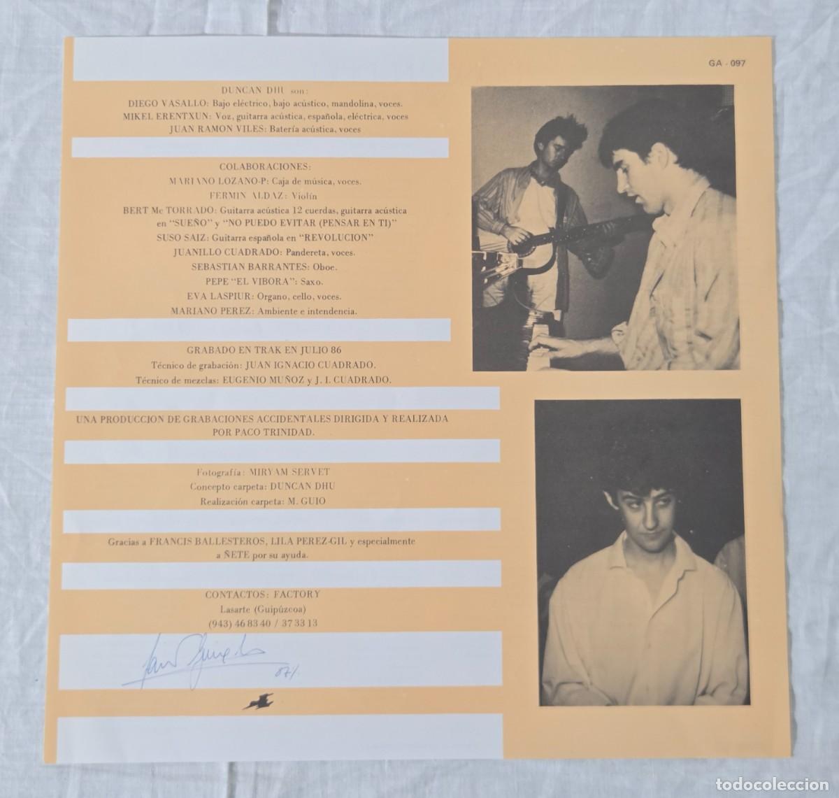 Discos de vinilo: LP Vinilo Duncan Dhu, Canciones - Foto 6