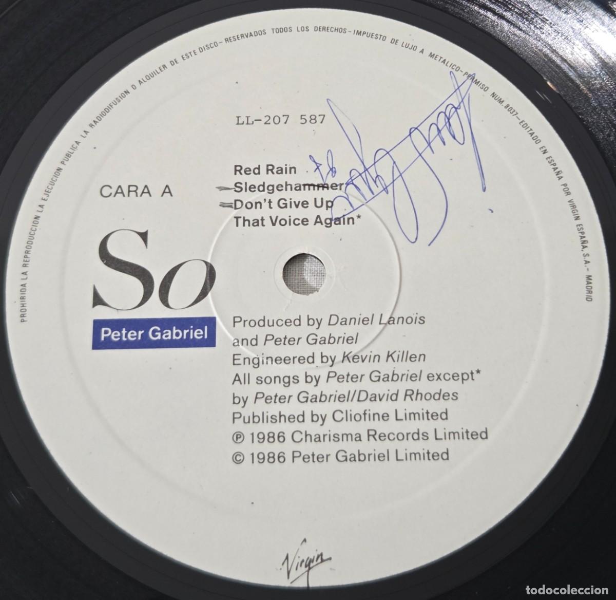 Discos de vinilo: LP Vinilo Peter Gabriel, So - Foto 6
