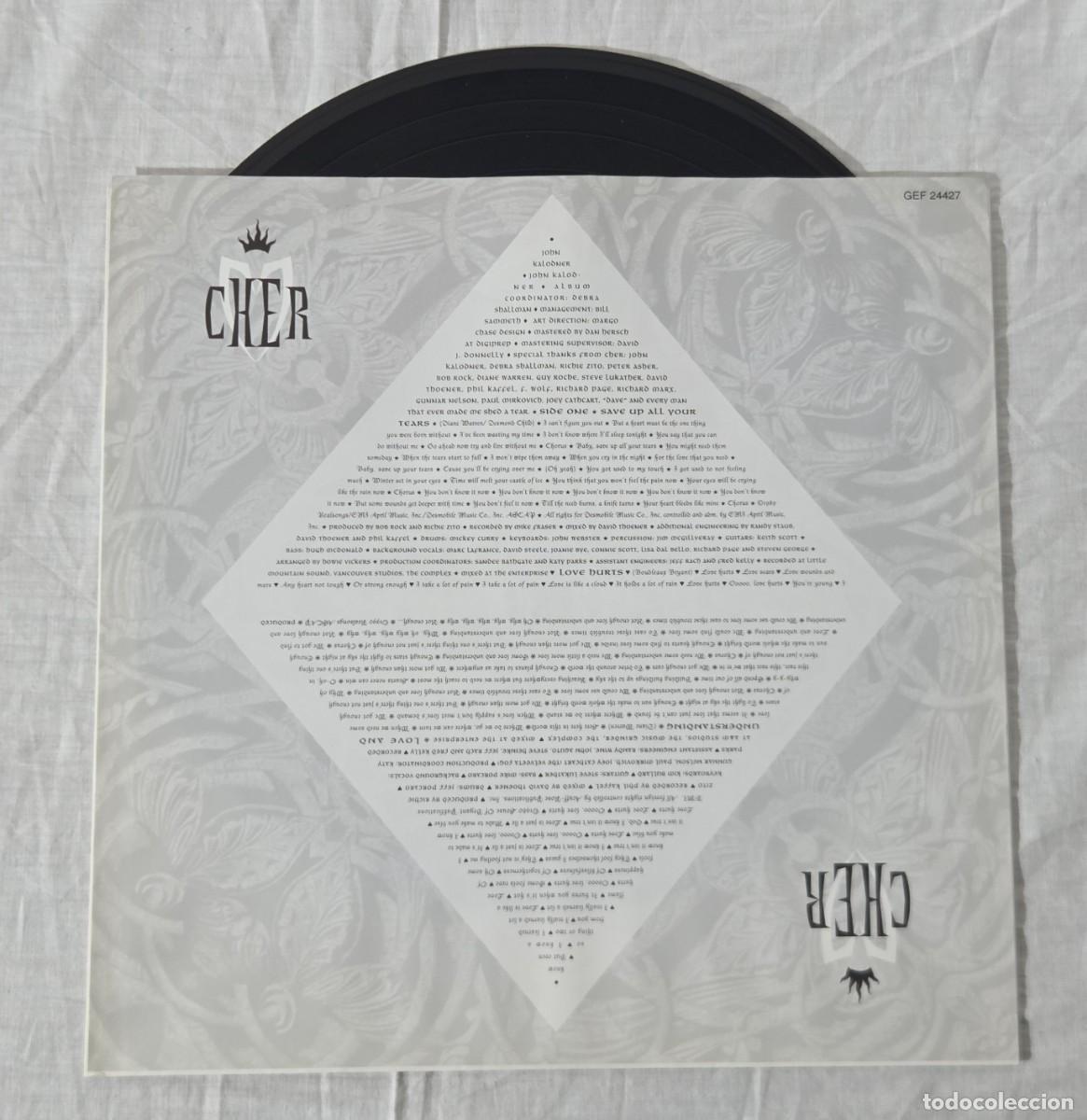 Discos de vinilo: LP Vinilo Cher, Love Hurts - Foto 4