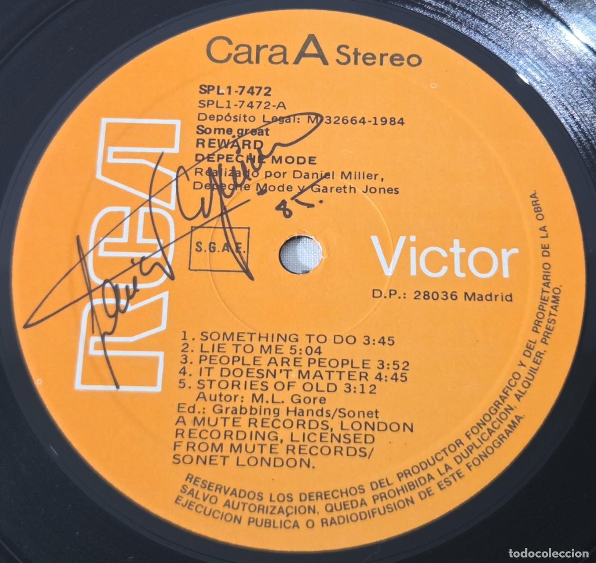 Discos de vinilo: LP Vinilo Depeche Mode, Some Great Reward - Foto 7