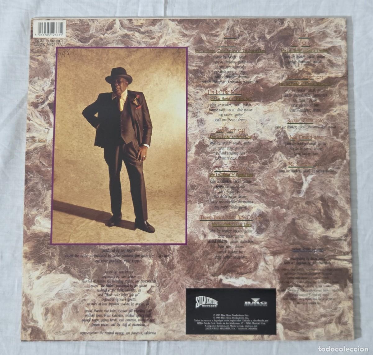 Discos de vinilo: LP Vinilo John Lee Hooker, The Healer - Foto 3