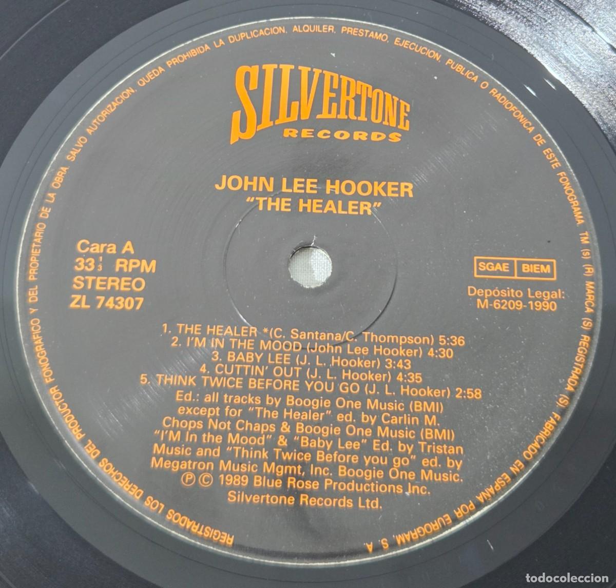 Discos de vinilo: LP Vinilo John Lee Hooker, The Healer - Foto 5