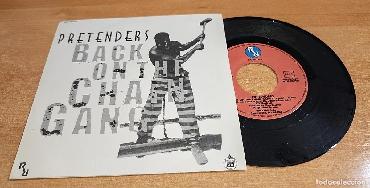 Discos de vinilo: THE PRETENDERS Back on the chain gang 7&rdquo; SINGLE VINILO DEL A&Ntilde;O 1982 CONTIENE 2 TEMAS