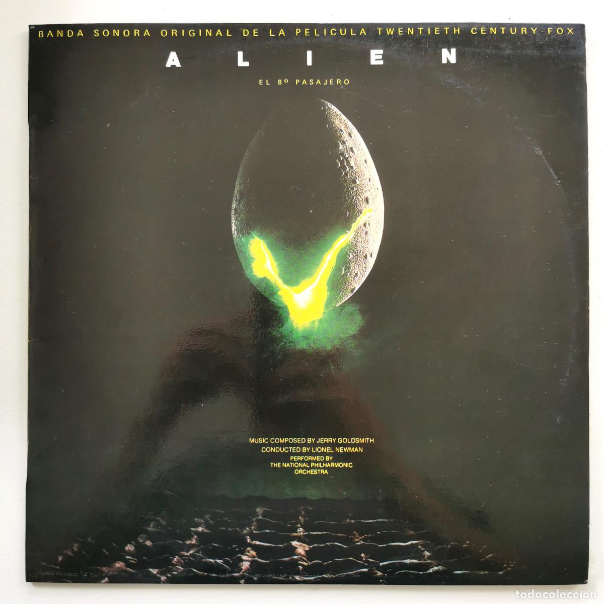 Discos de vinilo: DISCO PERFECTO - Jerry Goldsmith - Alien El 8&ordm; Pasajero LP BSO Espa&ntilde;a 1979 T-593