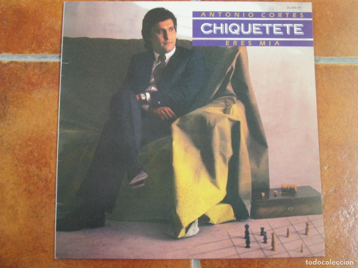 Discos de vinilo: CHIQUETETE - Eres M&iacute;a. LP, edici&oacute;n espa&ntilde;ola 12&rdquo; 1984. Insert. Impecable (NM)