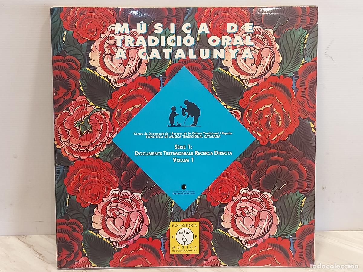 Discos de vinilo: M&Uacute;SICA DE TRADICI&Oacute; ORAL A CATALUNYA / DOBLE LP GATEFOLD+LIBRETO 106 PAG / FONOTECA-1991****