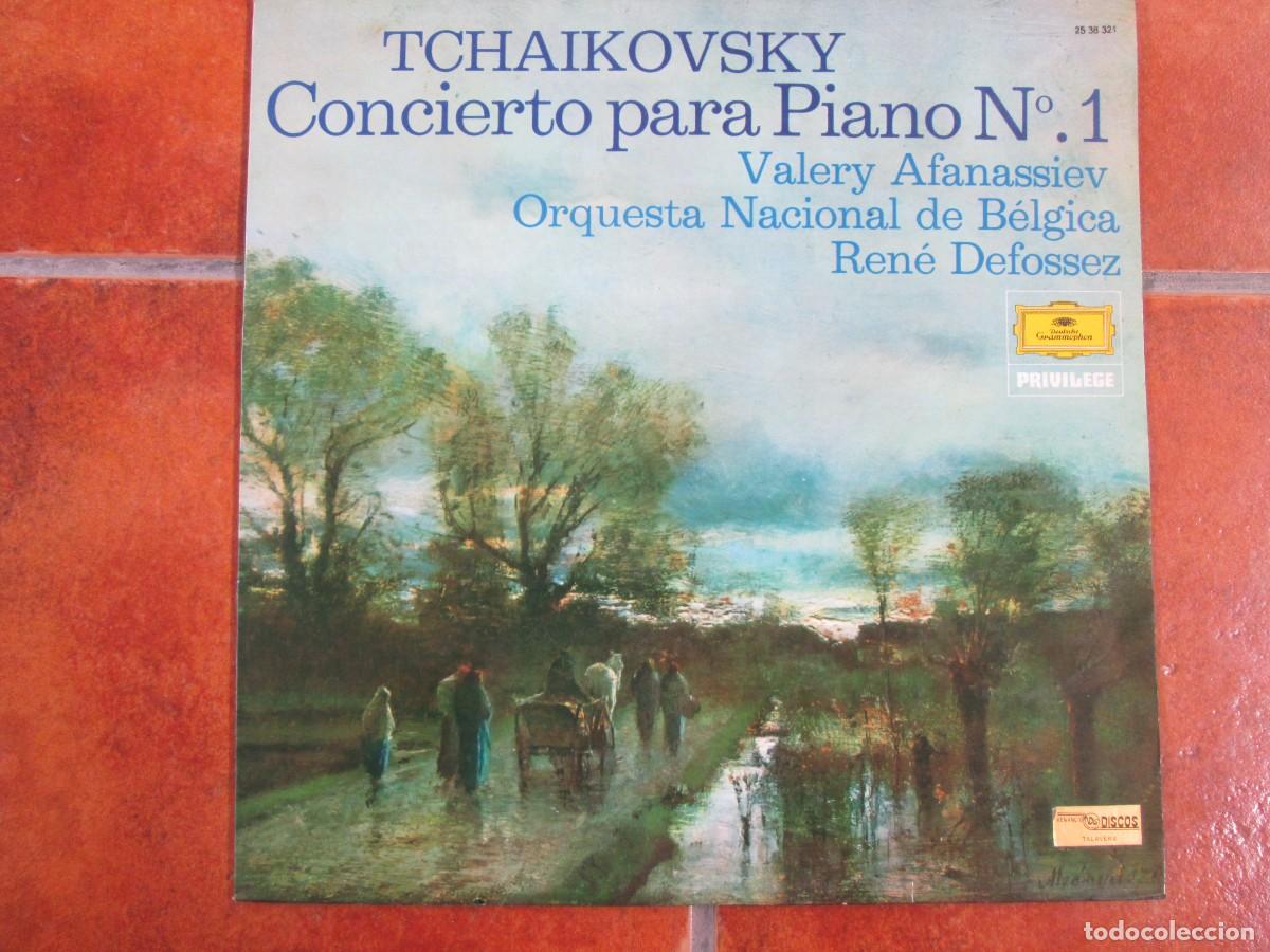 Discos de vinilo: TCHAIKOVSKY - Concierto para piano y Orquesta N&ordm;1. LP, ed espa&ntilde;ola 12&rdquo; 1975. Insert. Como Nuevo (NM)