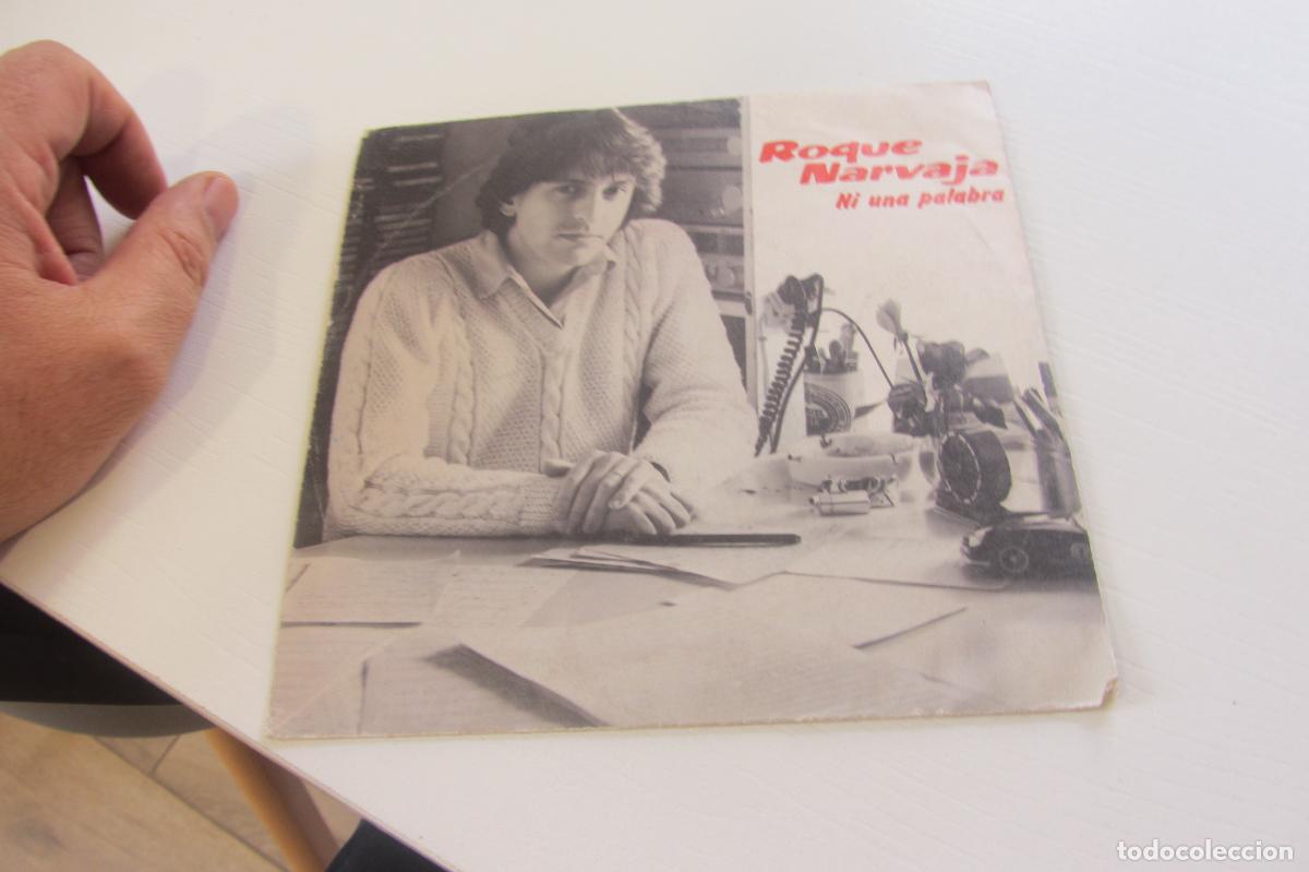 Discos de vinilo: ROQUE NARVAJA - NI UNA PALABRA /EL TIEMPO ES SECO EN LA CIUDAD / SINGLE MOVIE PLAY DE 1982 ARX197