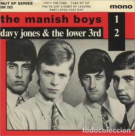 Discos de vinilo: DAVID BOWIE THE MANISH BOYS+DAVY JONES