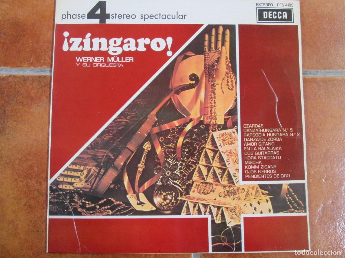 Discos de vinilo: WERNER M&Uuml;LLER Y SU ORQUESTA - &iexcl;Zingaro!. LP, ed espa&ntilde;ola 12&rdquo; 1970. Impecable (NM)