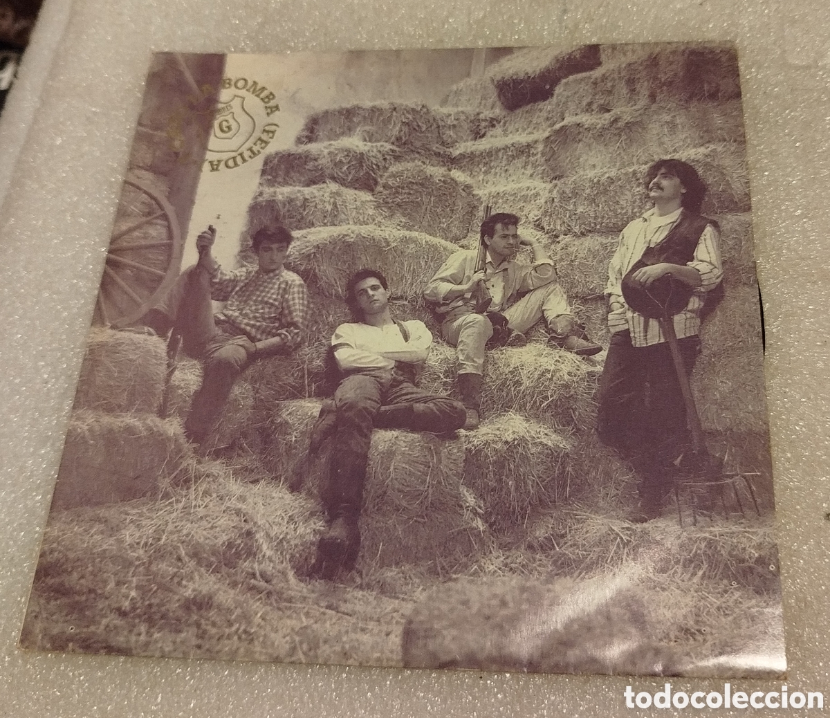 Discos de vinilo: Hombres G - y cay&oacute; la bomba fetida