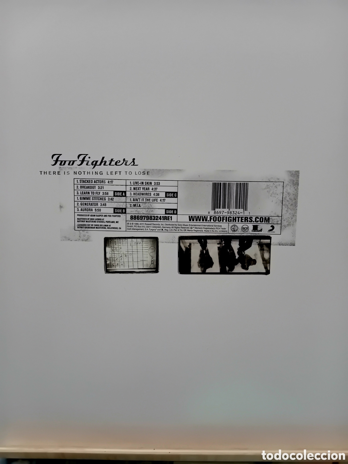Discos de vinilo: FOO FIGHTERS. THERE IS NOTHING LEFT TO LOSE. 2011 - Foto 2