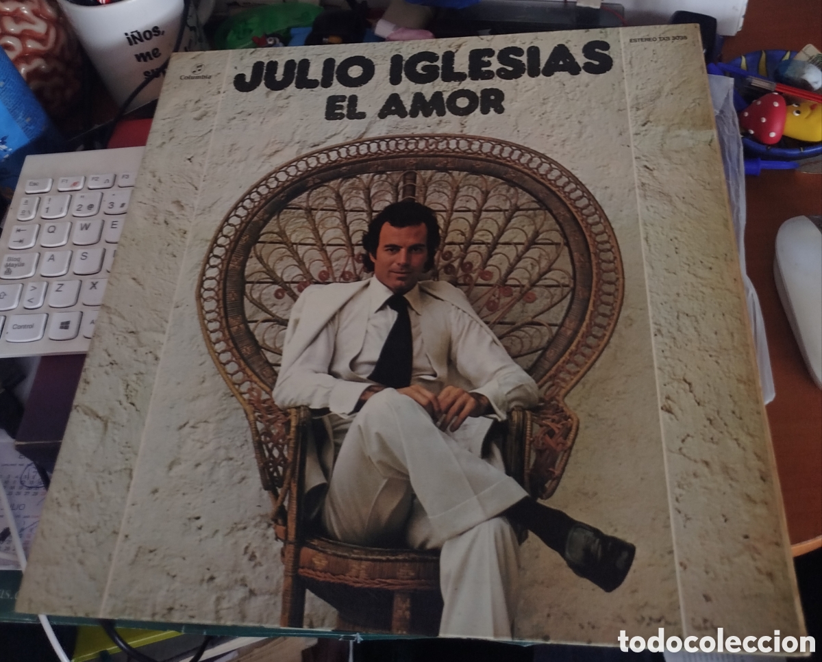 Discos de vinilo: Julio Iglesias - El amor. Portada abierta